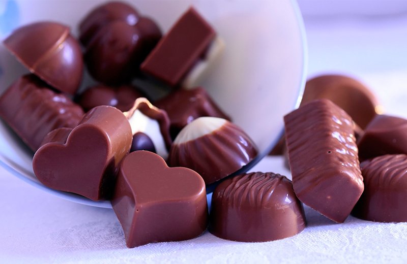 Конфеты - шоколадные сердечки