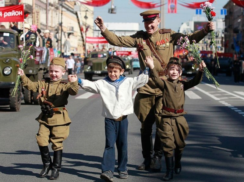 В праздновании Дня Победы планируют принять участие половина россиян