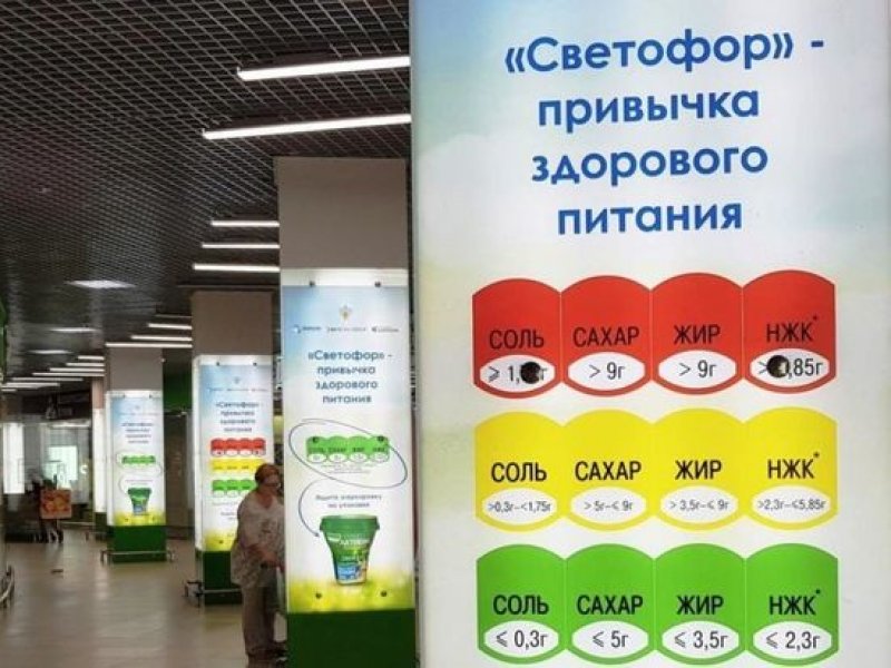  В России  появится новая цветная маркировка продуктов 