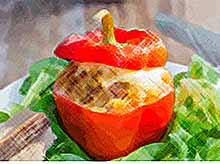Осенние рецепты: вкусный фаршированный перец 