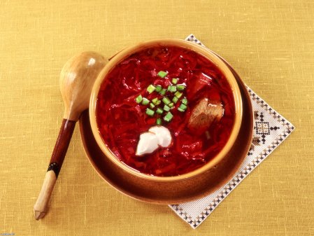 Овощные супы - борщ ялтинский