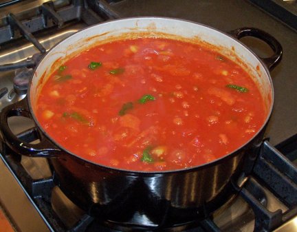 Овощные супы - голландский томатный суп