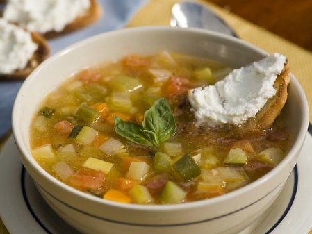 Овощные супы - суп &quot;писту&quot; из белой фасоли