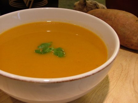 Овощные супы - сладкий морковный суп
