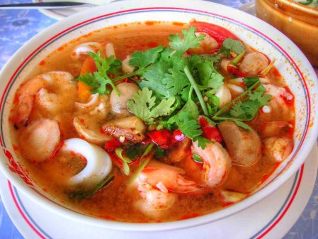 Рыбные супы - тайский рыбный суп том ям