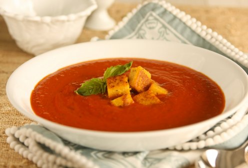Холодные супы - холодный томатный суп