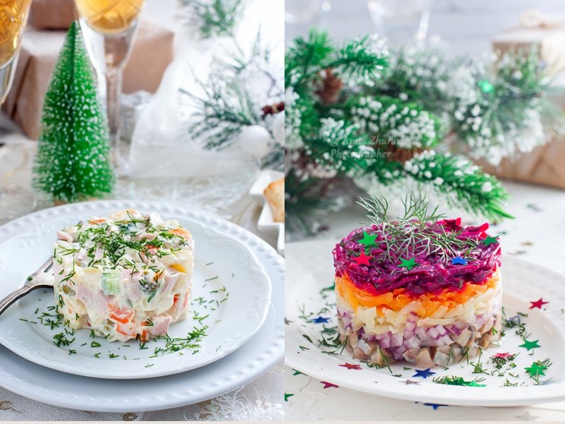  В России резко подорожали новогодние салаты «Оливье» и «селедка под шубой»