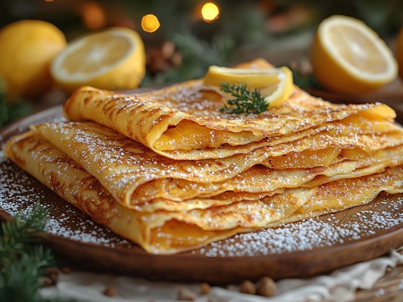 Лимонные блины