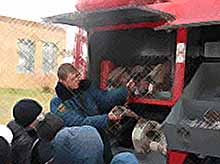 Тимашевские школьники встретились с пожарными