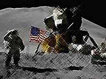 Американские флаги на Луне еще держатся