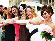 Исследование показало, что невесты приглашают на свадьбу толстых свидетельниц, чтобы лучше выглядеть на их фоне