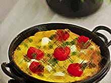 Фриттата с помидорами
