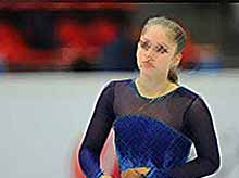 В короткой программе Юля Липницкая заняла лишь пятое место 
(видео)