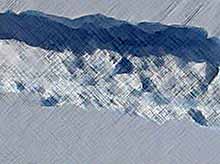 В Антарктике формируется гигантский айсберг  величиной с Берлин.
(видео)