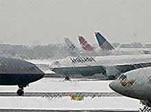  Снегопады парализовали авиасообщение  в Европе