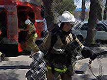 В Тимашевске тушили учебный пожар в детской поликлинике