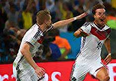Германия стала  чемпионом мира по футболу