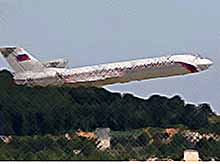 Ту-154 мог рухнуть в Сочи из-за спешки пилотов