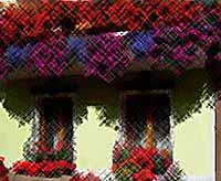 Цветочные окошки и балкончики 