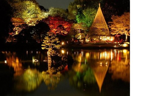 Японский сад,которому 300 лет