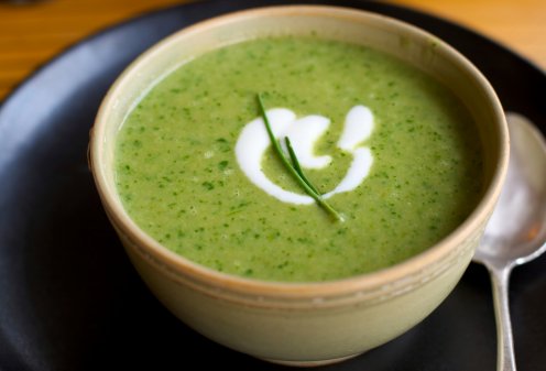 Супы-пюре (крем-супы) - зеленый весенний суп
